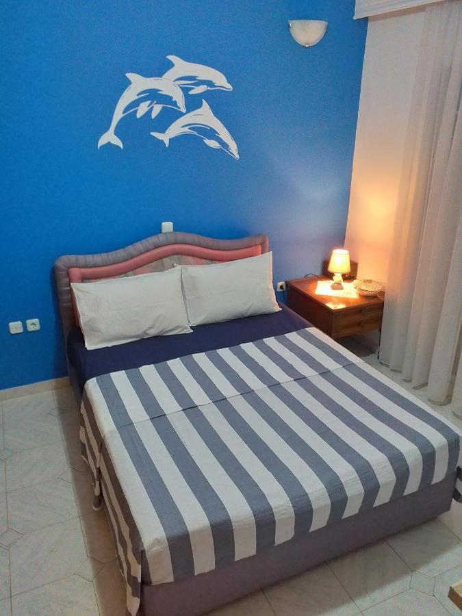Blue & White Maisonette Over The Sea Near Sounio Sounion Exterior foto